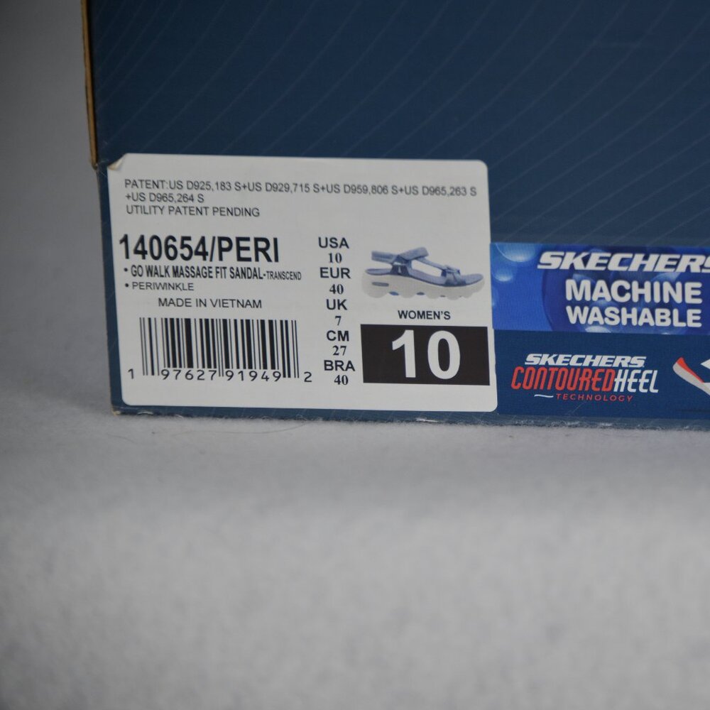 Skechers GO Walk Massage Fit Sandal - Periwinkle NEW - Picture 7 of 7